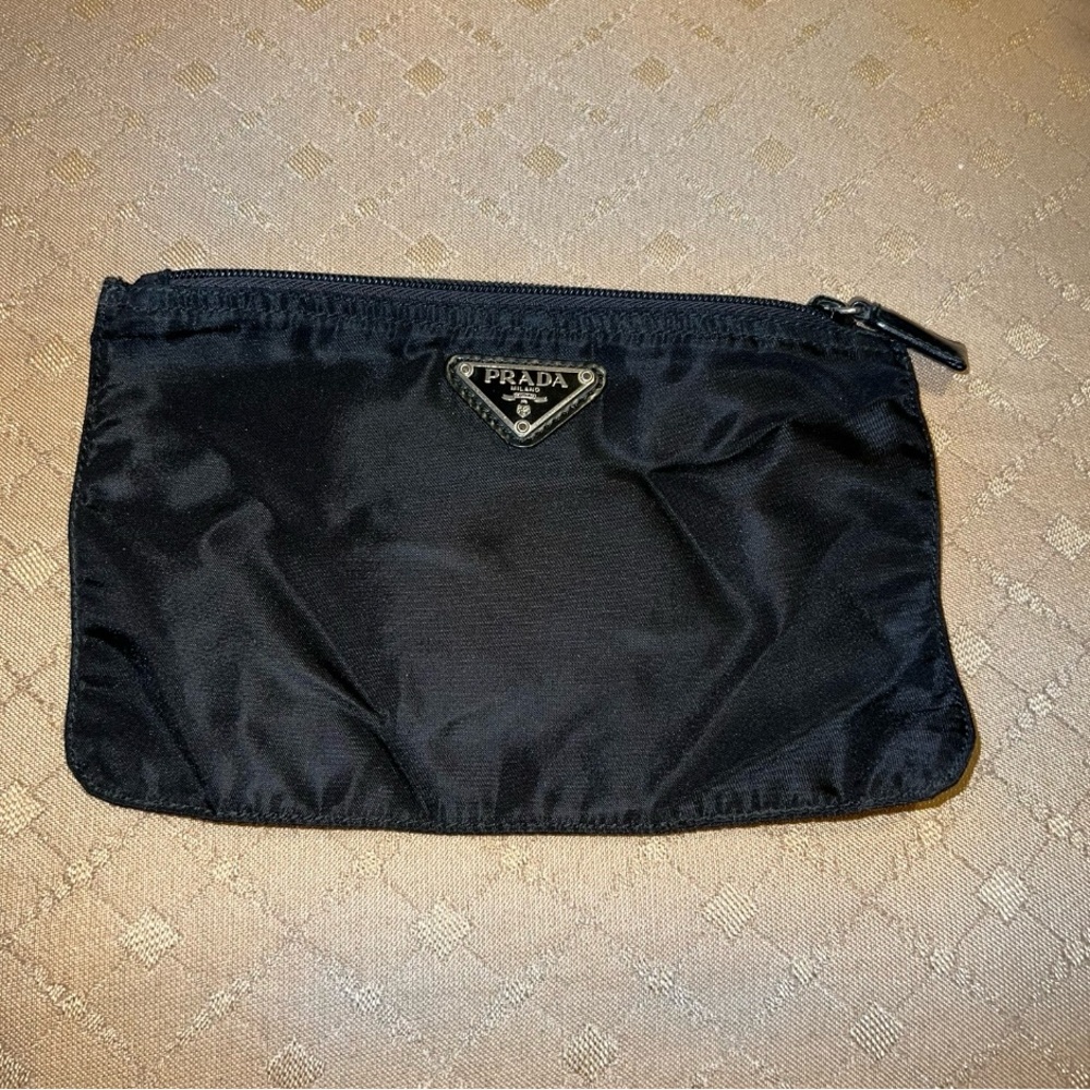Prada Black Nylon Pouch